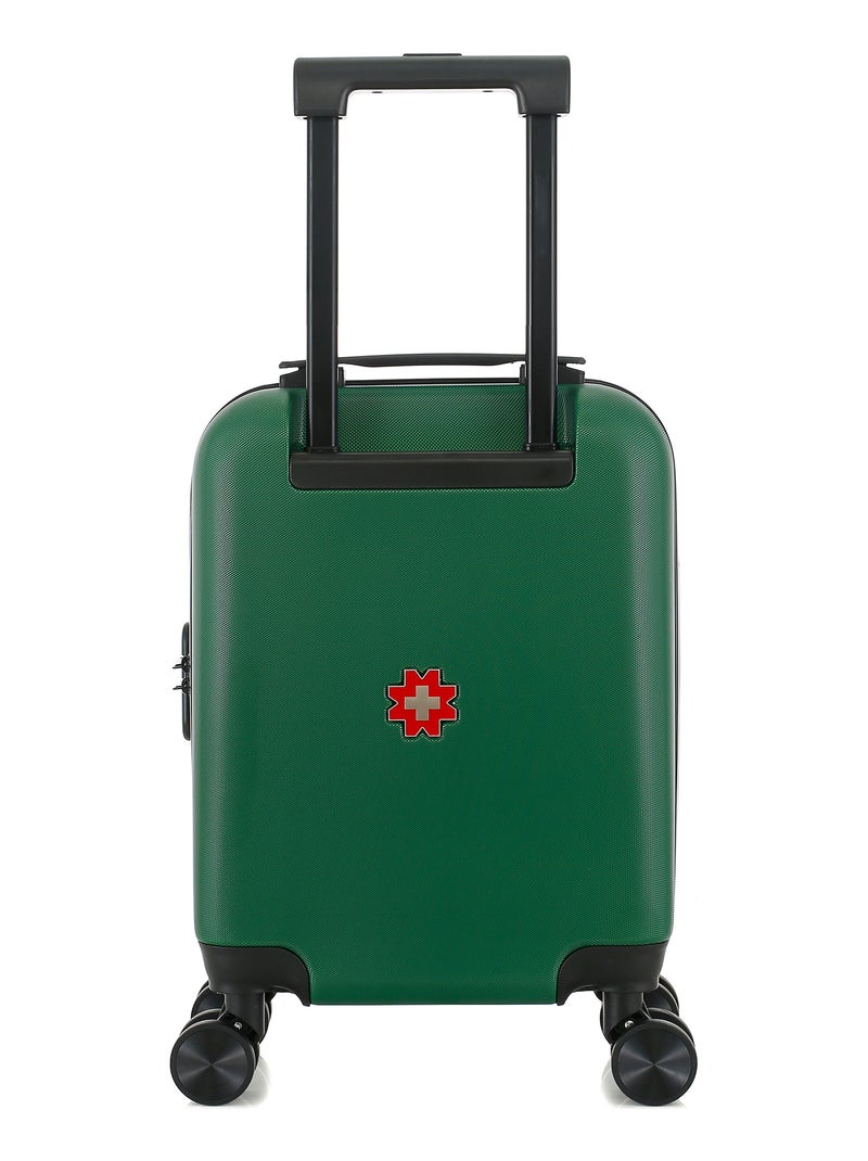 SWISS KOPPER - Valise Cabine XXS AIGLE 46 cm 4 Roues Vert foncé - Kiabi