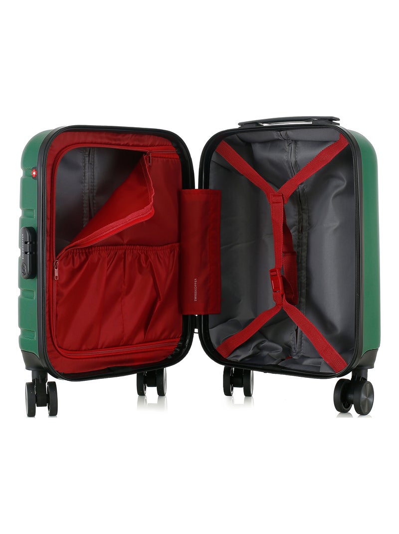 SWISS KOPPER - Valise Cabine XXS AIGLE 46 cm 4 Roues Vert foncé - Kiabi