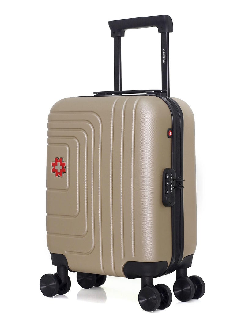SWISS KOPPER - Valise Cabine XXS RUTI 46 cm 4 Roues Beige - Kiabi