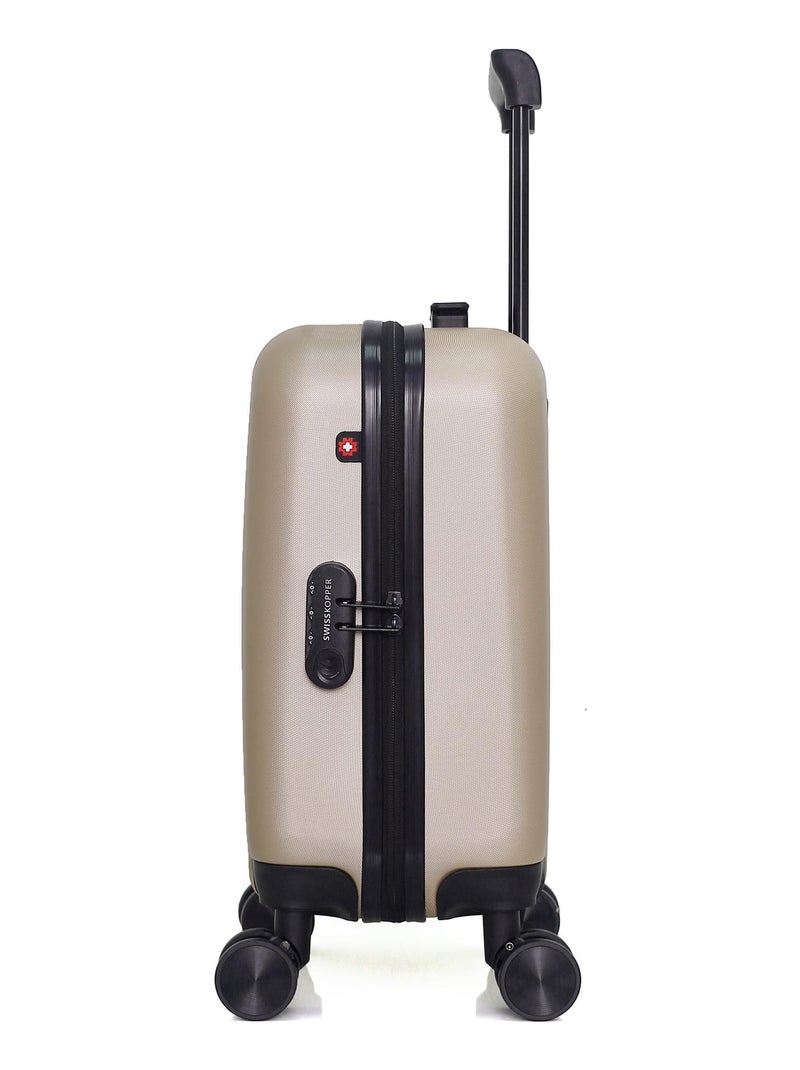 SWISS KOPPER - Valise Cabine XXS RUTI 46 cm 4 Roues Beige - Kiabi