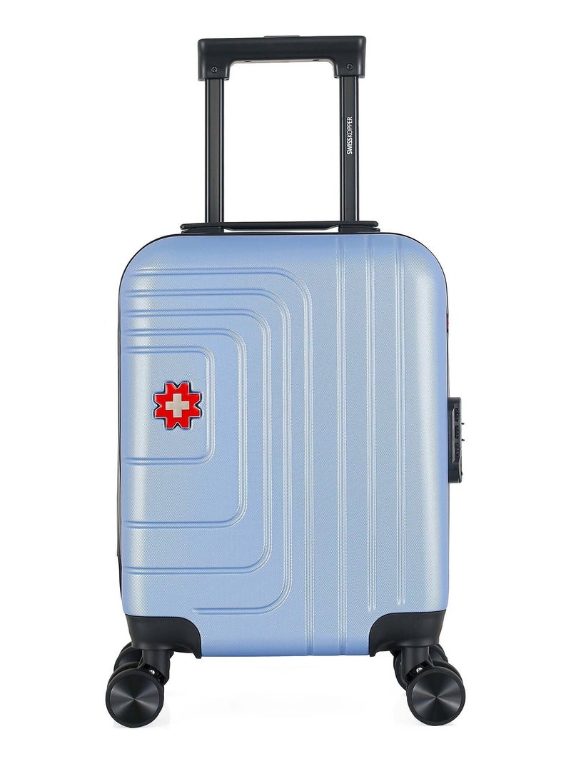 SWISS KOPPER - Valise Cabine XXS RUTI 46 cm 4 Roues Bleu clair - Kiabi