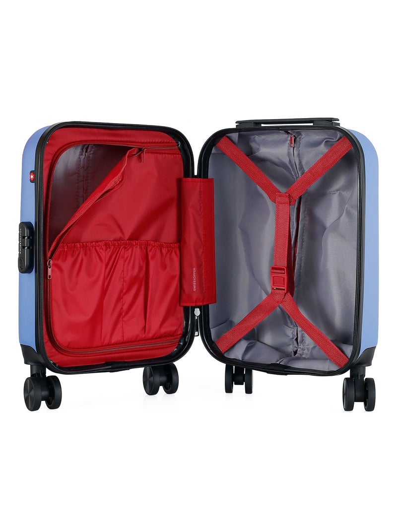 SWISS KOPPER - Valise Cabine XXS RUTI 46 cm 4 Roues Bleu - Kiabi