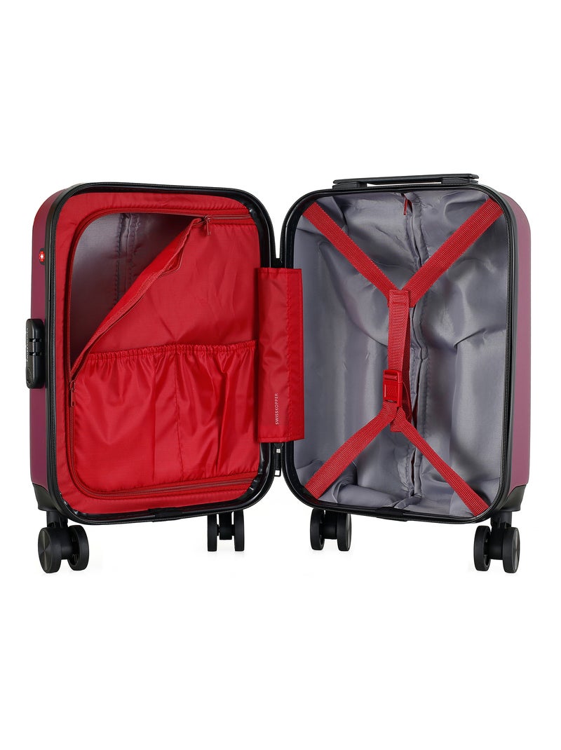 SWISS KOPPER - Valise Cabine XXS RUTI 46 cm 4 Roues Prune - Kiabi