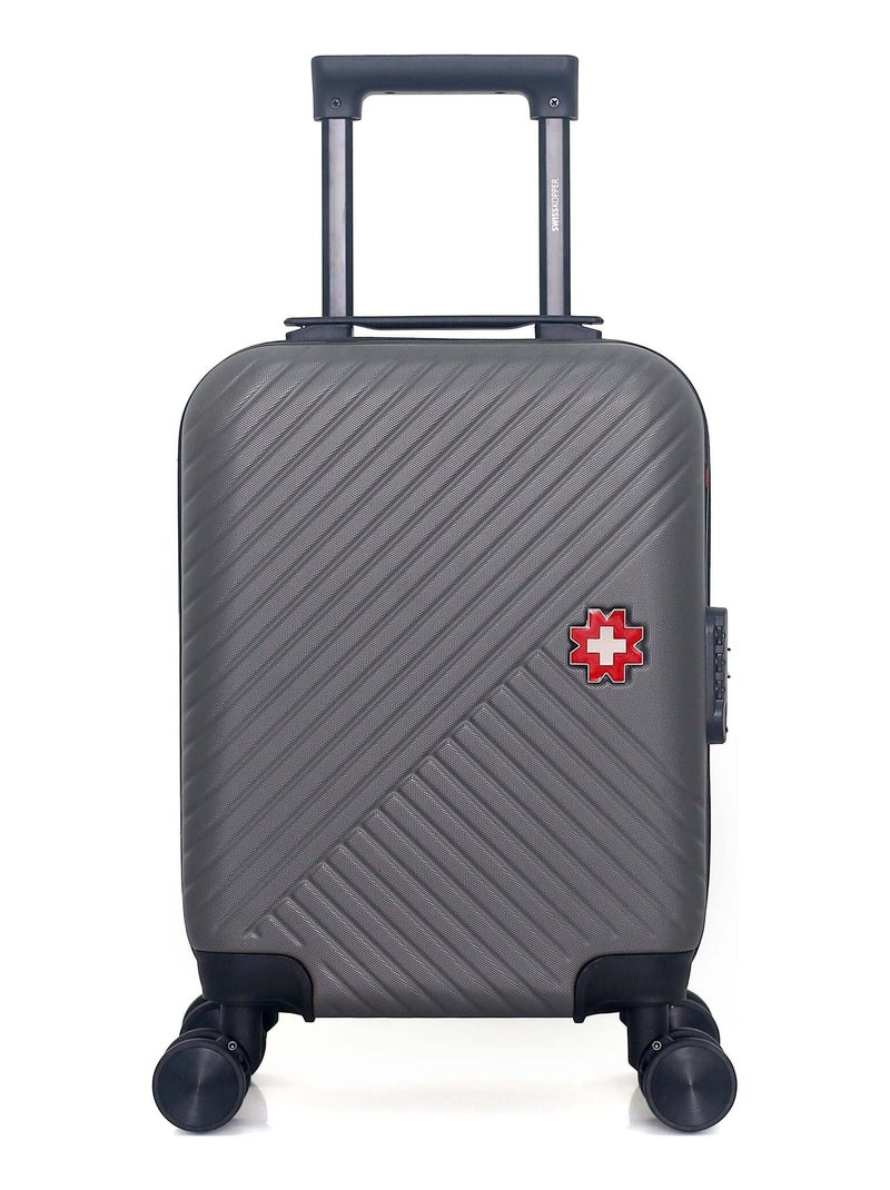 SWISS KOPPER - Valise Cabine XXS SPIEZ 46 cm 4 Roues Gris foncé - Kiabi