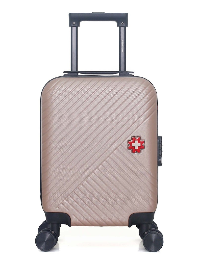 SWISS KOPPER - Valise Cabine XXS SPIEZ 46 cm 4 Roues Rose clair - Kiabi