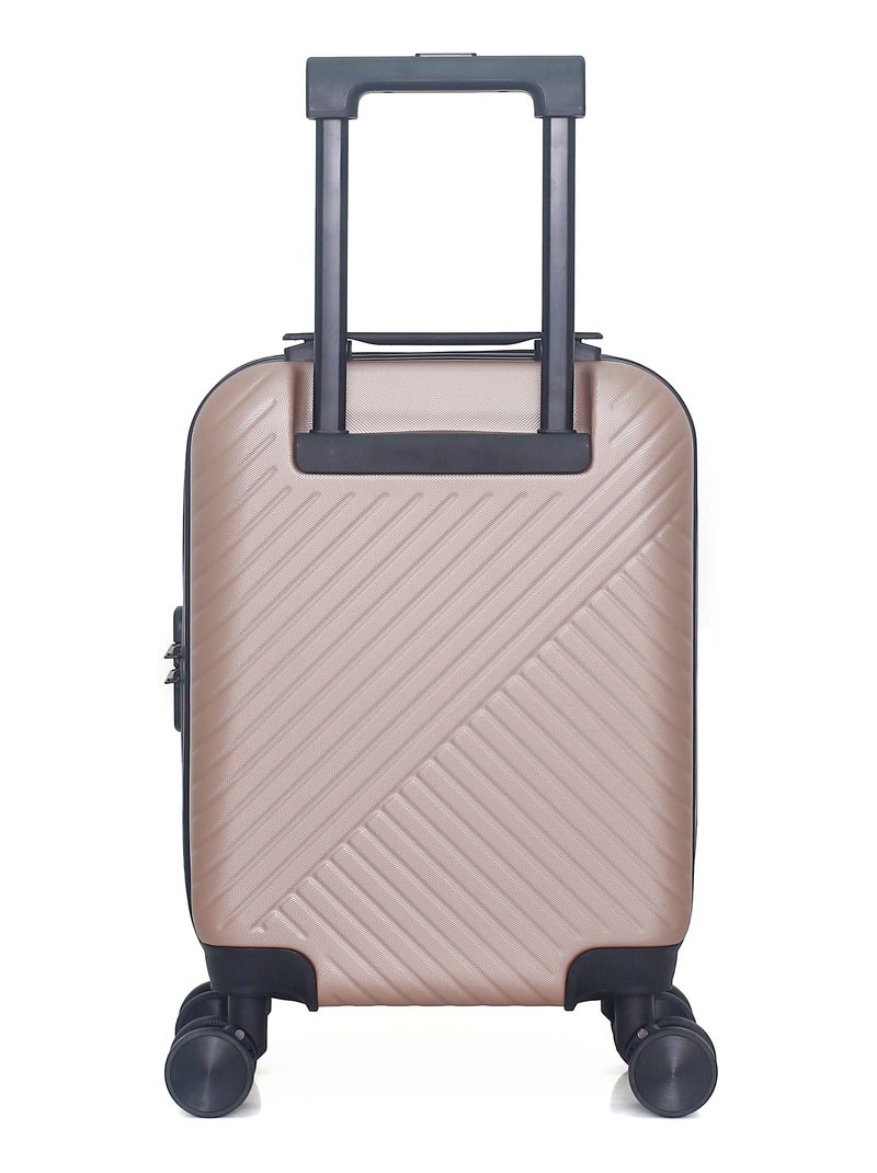 SWISS KOPPER - Valise Cabine XXS SPIEZ 46 cm 4 Roues Rose Métal - Kiabi