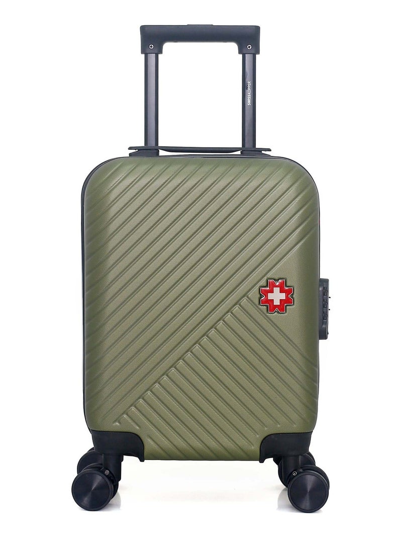 SWISS KOPPER - Valise Cabine XXS SPIEZ 46 cm 4 Roues Vert kaki - Kiabi