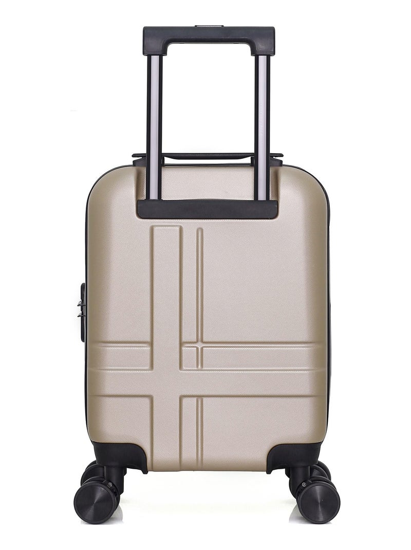 SWISS KOPPER - Valise Cabine XXS USTER 46 cm 4 Roues Beige - Kiabi