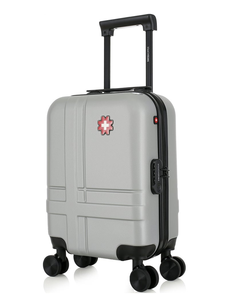 SWISS KOPPER - Valise Cabine XXS USTER 46 cm 4 Roues Gris - Kiabi