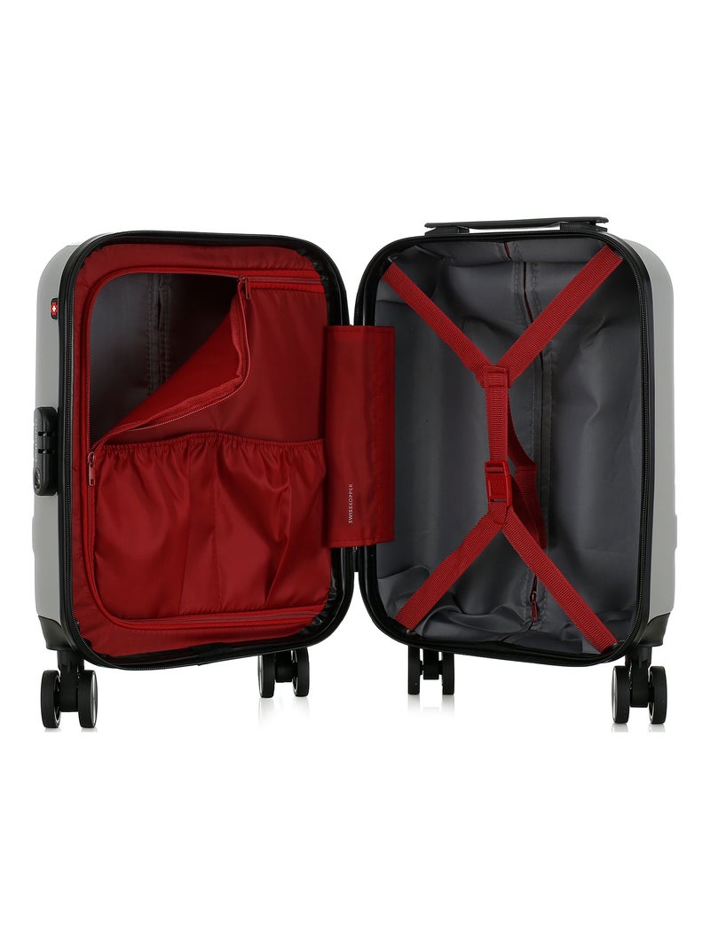 SWISS KOPPER - Valise Cabine XXS USTER 46 cm 4 Roues Gris - Kiabi