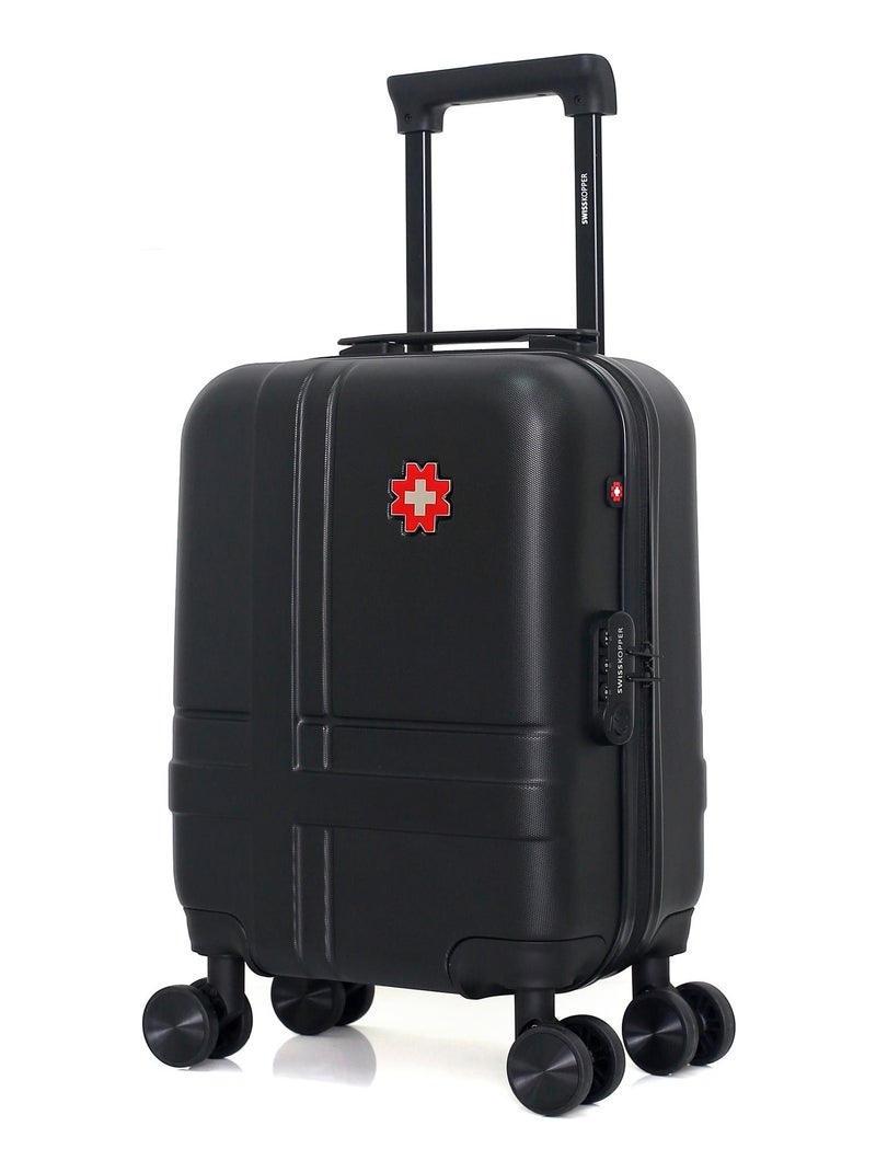 SWISS KOPPER - Valise Cabine XXS USTER 46 cm 4 Roues Noir - Kiabi