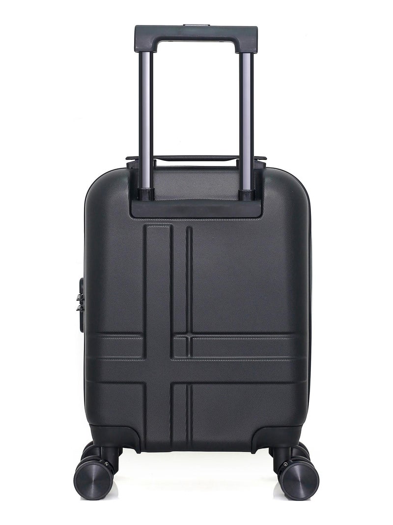 SWISS KOPPER - Valise Cabine XXS USTER 46 cm 4 Roues Noir - Kiabi