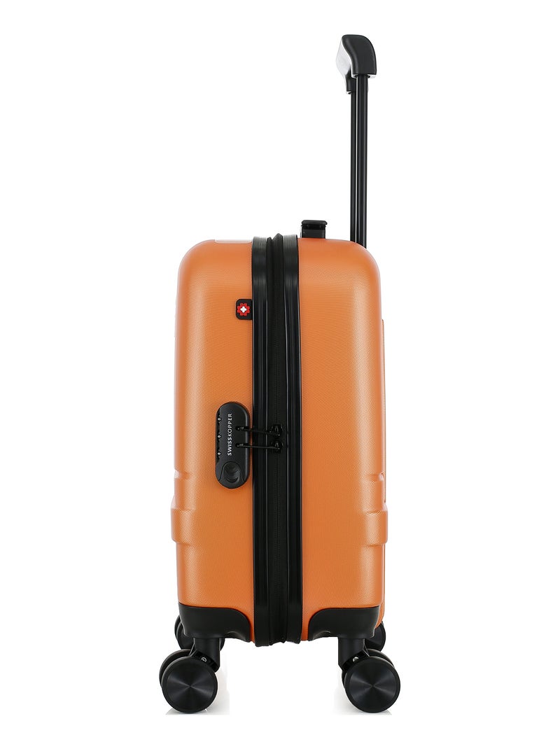 SWISS KOPPER - Valise Cabine XXS USTER 46 cm 4 Roues Terracotta - Kiabi