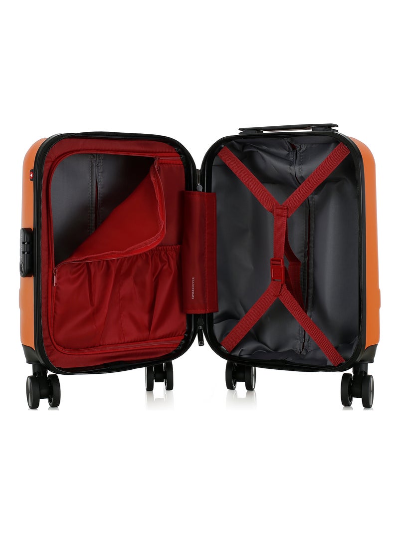 SWISS KOPPER - Valise Cabine XXS USTER 46 cm 4 Roues Terracotta - Kiabi