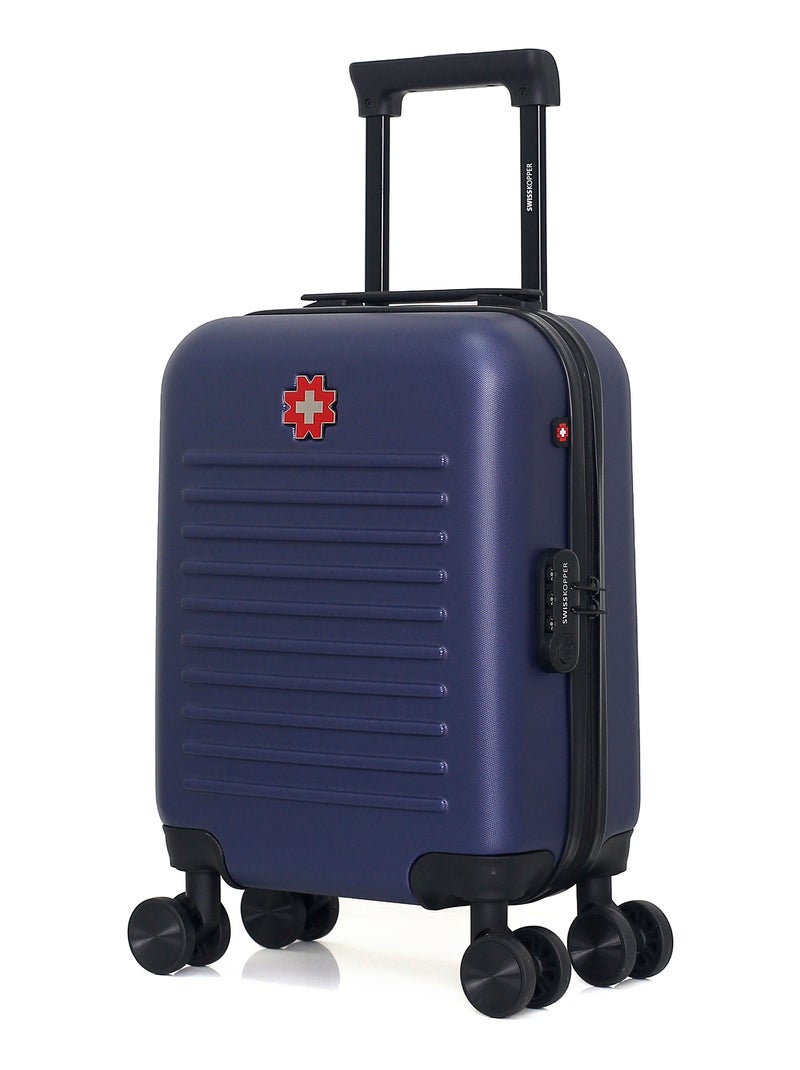 SWISS KOPPER - Valise Cabine XXS WIL 46 cm 4 Roues Bleu Bleu marine - Kiabi
