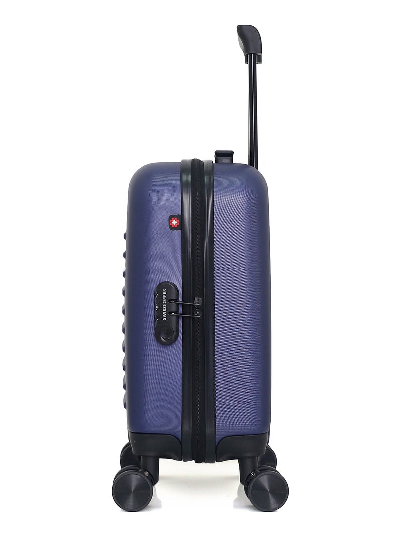 SWISS KOPPER - Valise Cabine XXS WIL 46 cm 4 Roues Bleu Bleu marine - Kiabi