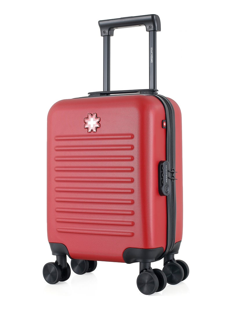 SWISS KOPPER - Valise Cabine XXS WIL 46 cm 4 Roues Bordeaux - Kiabi