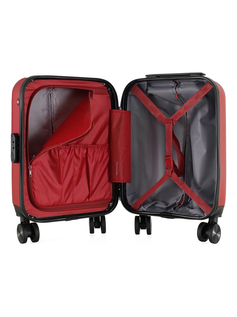 SWISS KOPPER - Valise Cabine XXS WIL 46 cm 4 Roues Bordeaux - Kiabi