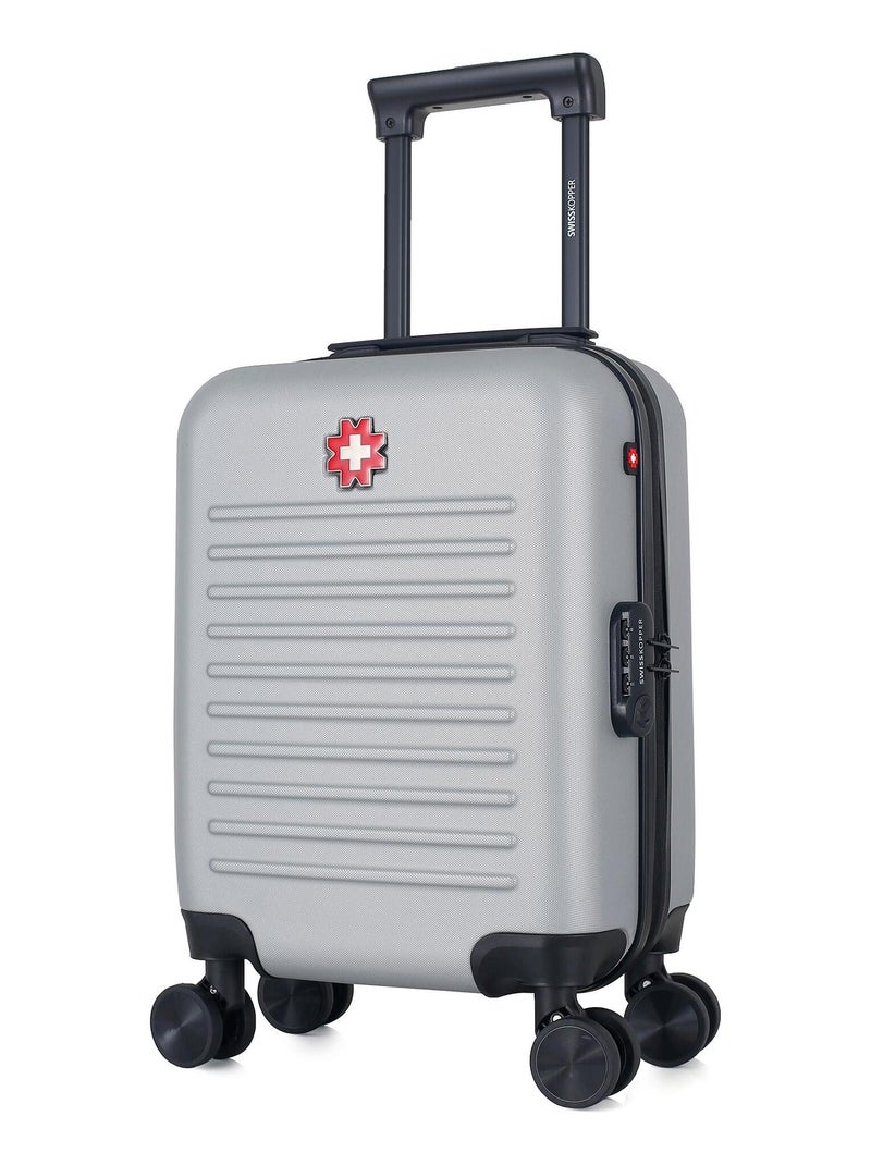 SWISS KOPPER - Valise Cabine XXS WIL 46 cm 4 Roues Gris - Kiabi