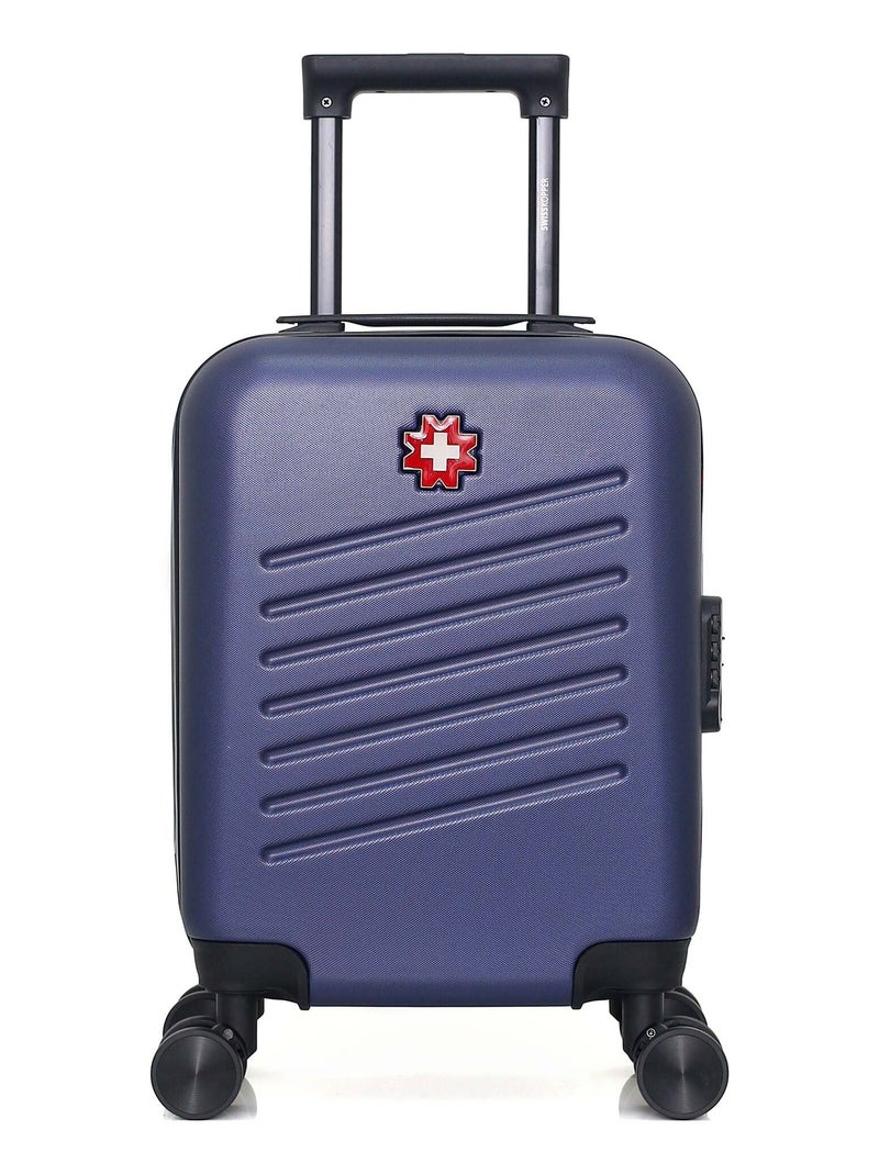 SWISS KOPPER - Valise Cabine XXS ZURICH 46 cm 4 Roues Bleu marine - Kiabi