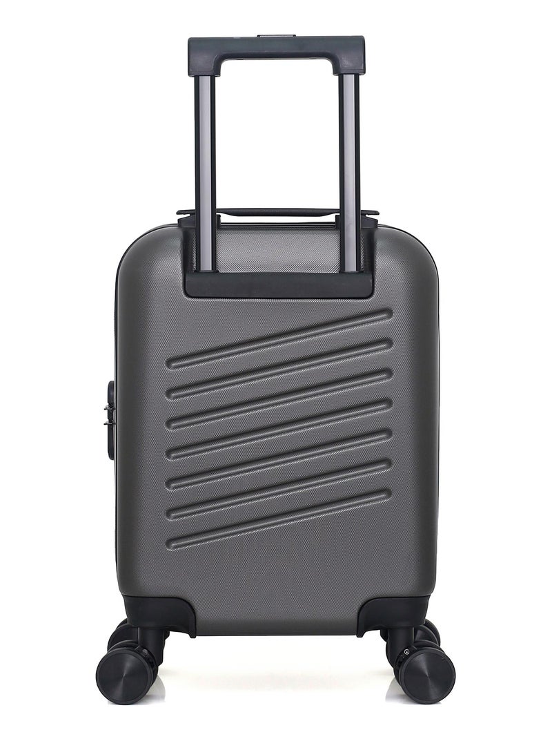 SWISS KOPPER - Valise Cabine XXS ZURICH 46 cm 4 Roues Gris foncé - Kiabi