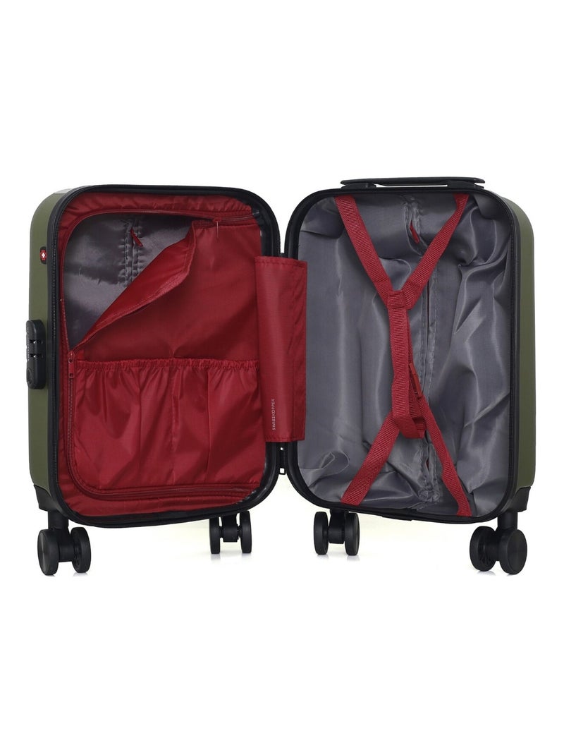 SWISS KOPPER - Valise Cabine XXS ZURICH 46 cm 4 Roues Kaki - Kiabi