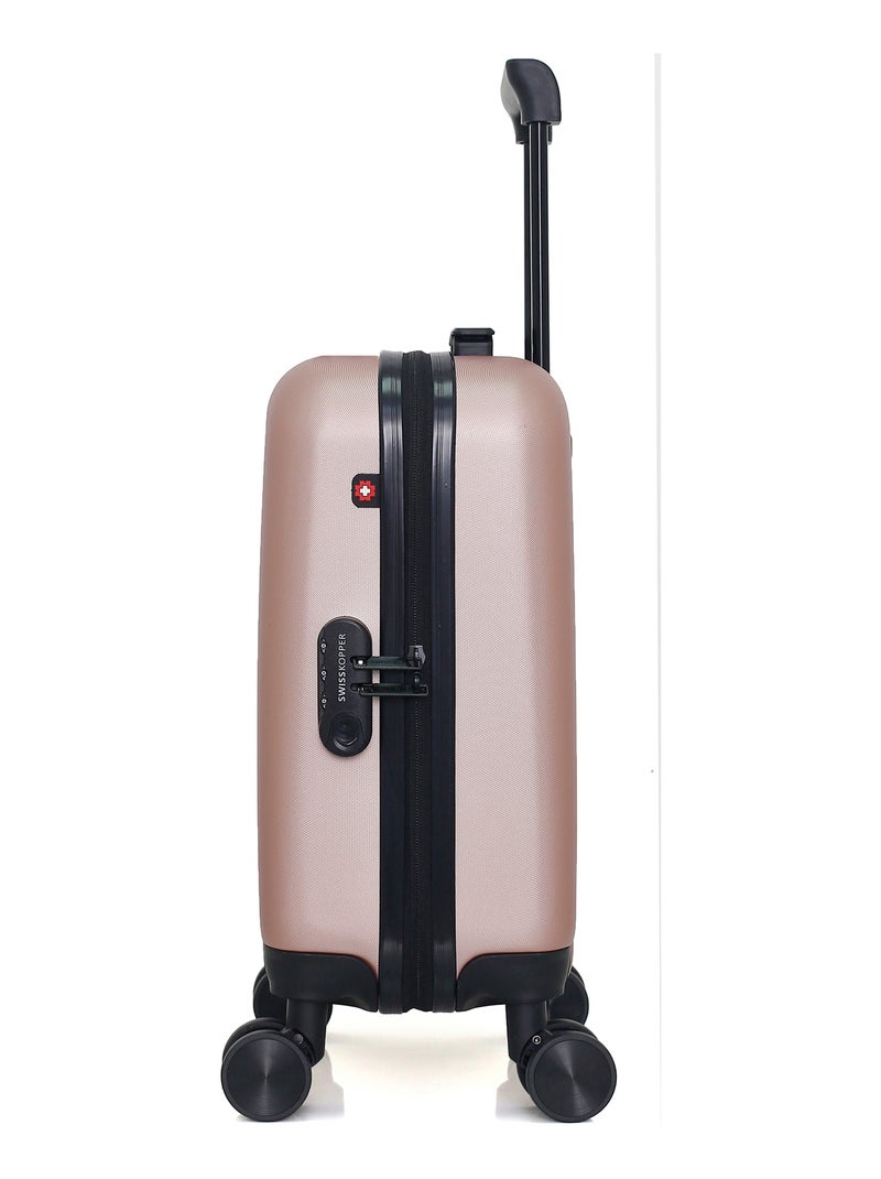 SWISS KOPPER - Valise Cabine XXS ZURICH 46 cm 4 Roues Rose Métal - Kiabi