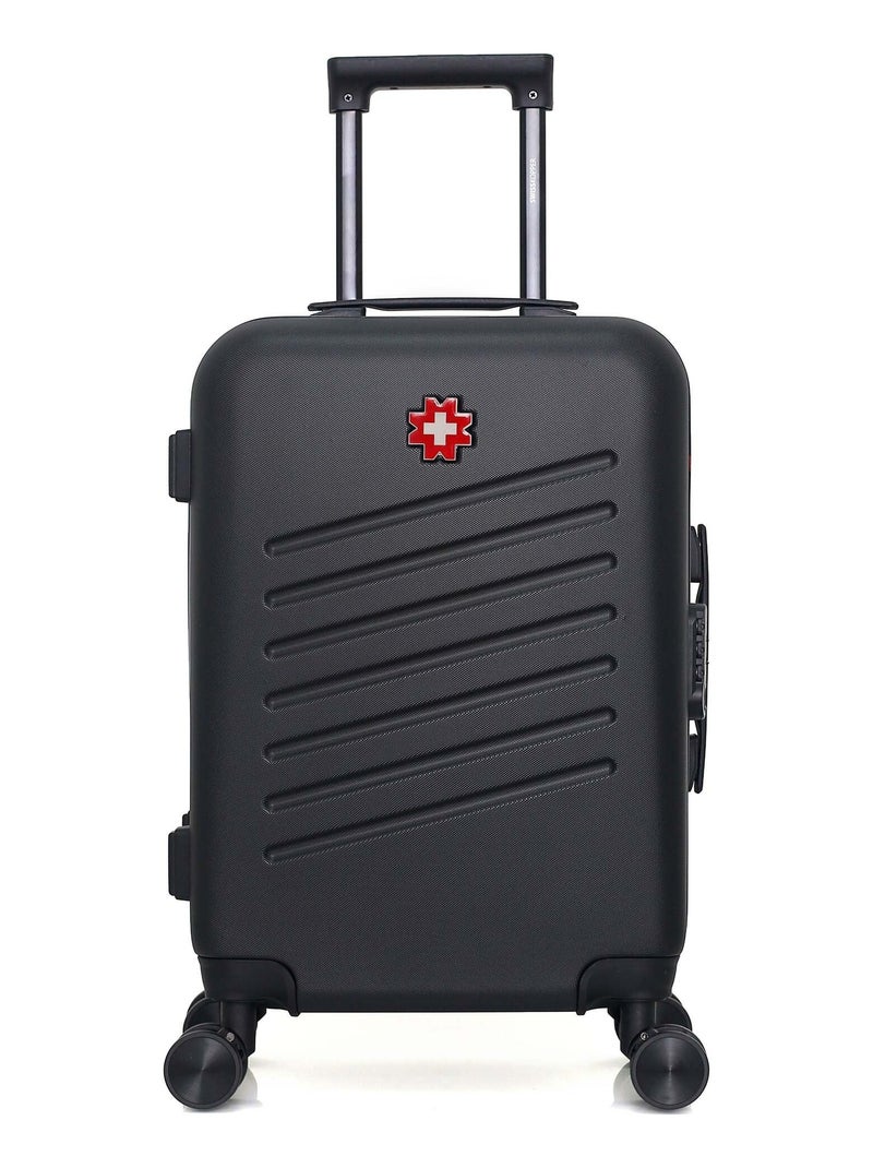 SWISS KOPPER - Valise Cabine ZURICH 55 cm 4 Roues Noir - Kiabi