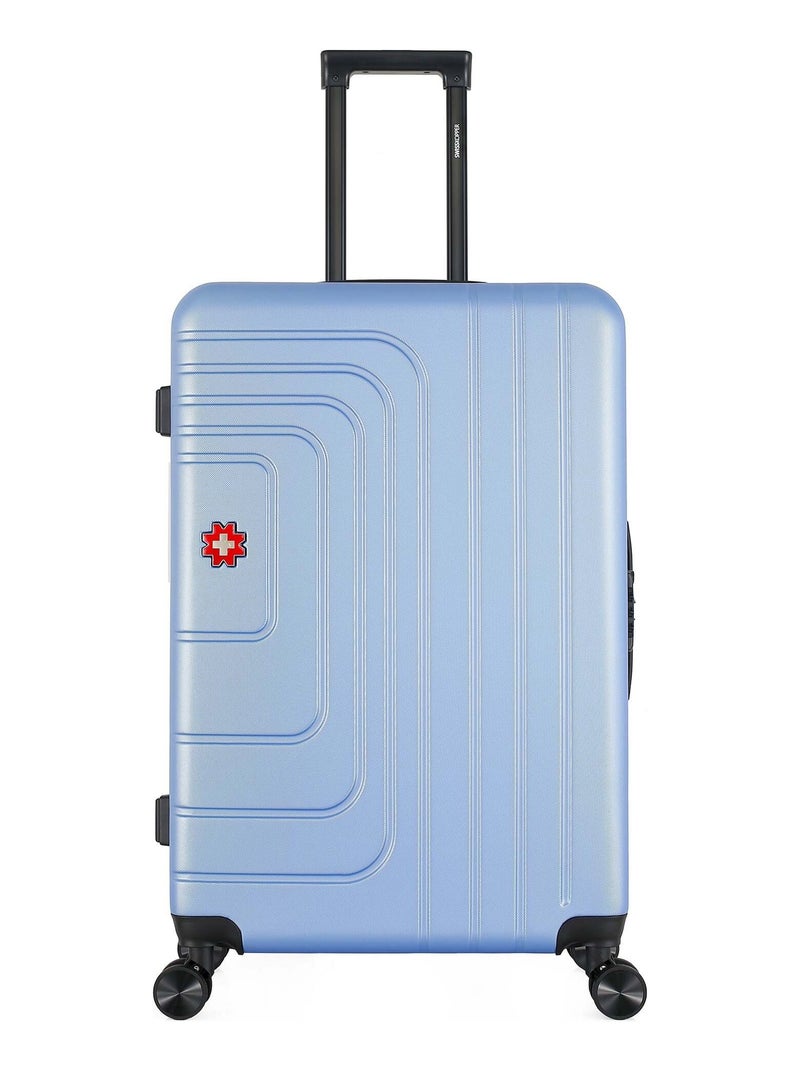SWISS KOPPER - Valise Grand Format ABS RÜTI 4 Roues 75 cm Bleu clair - Kiabi