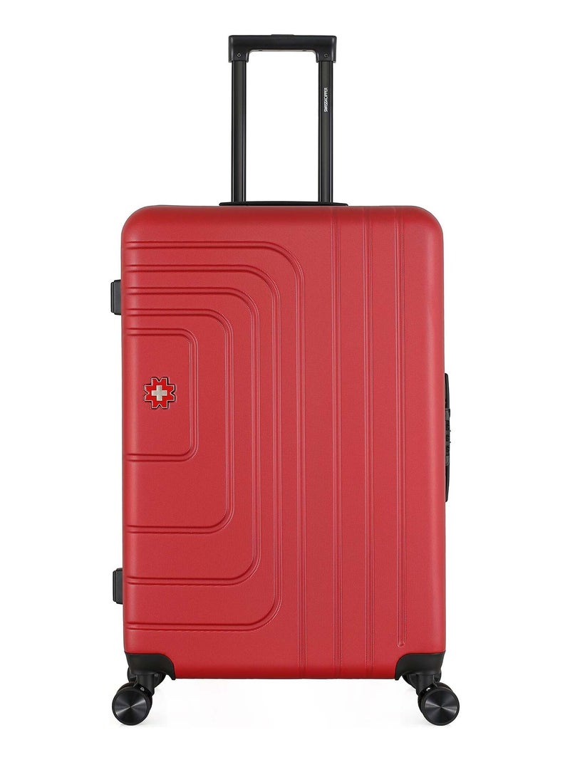 SWISS KOPPER - Valise Grand Format ABS RÜTI 4 Roues 75 cm Bordeaux - Kiabi