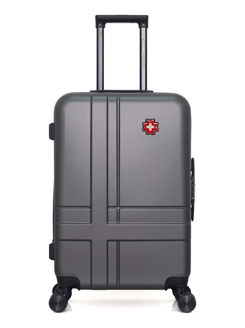 SWISS KOPPER - Valise Weekend ABS USTER 4 Roues 65 cm - Kiabi