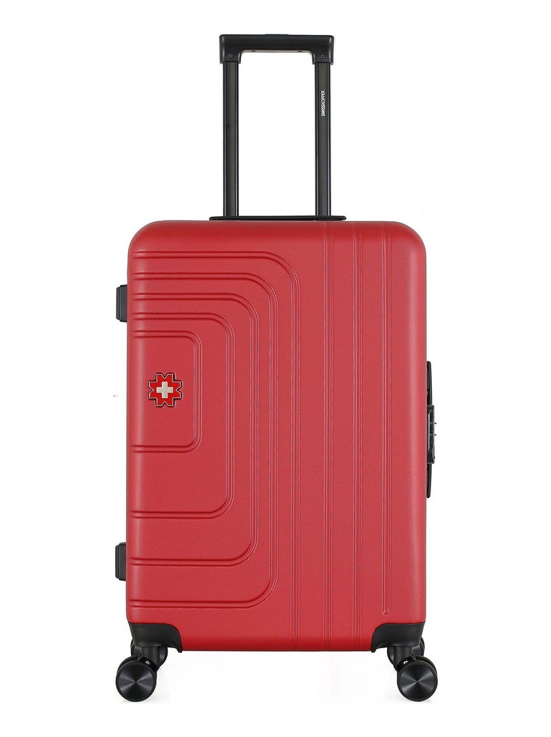 SWISS KOPPER - Valise Weekend RUTI 65 cm 4 Roues Bordeaux - Kiabi
