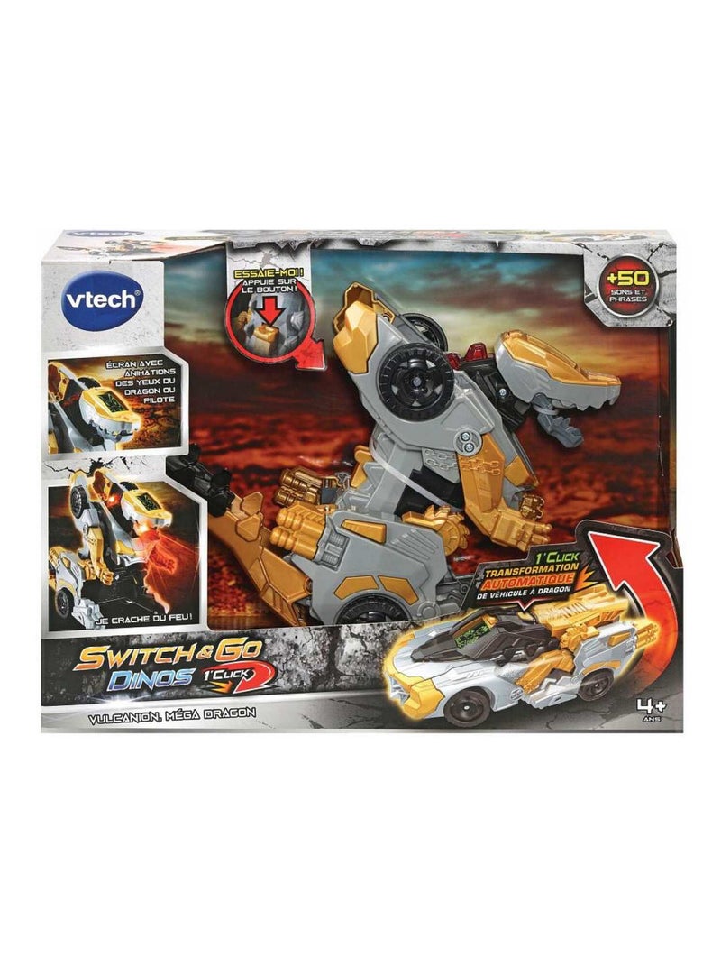 Switch and go dinos 1 click vulcanion lemega dragon 'Vtech' N/A - Kiabi