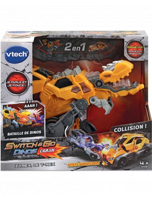 Switch and go dinos crash  zyrex, le t rex 'Vtech' - Kiabi
