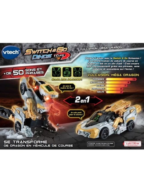 Switch & Go - Vulcanion, Mega Dragon - Vtech - Kiabi Switch & Go - Vulcanion, Mega Dragon - Vtech - Kiabi