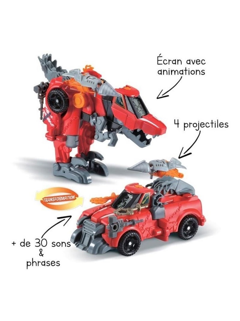Switch & Go Dinos Warrior Super Vélociraptor Rouge - Kiabi