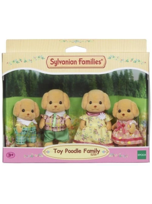 Sylvanian families - famille caniche - 4 personnages - mixte - a partir de 3 ans - Kiabi
