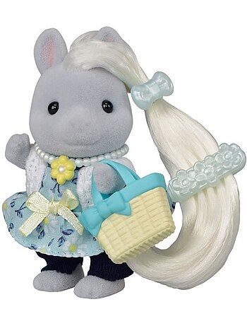 Sylvanian families - les amis poney et leurs kits de coiffure