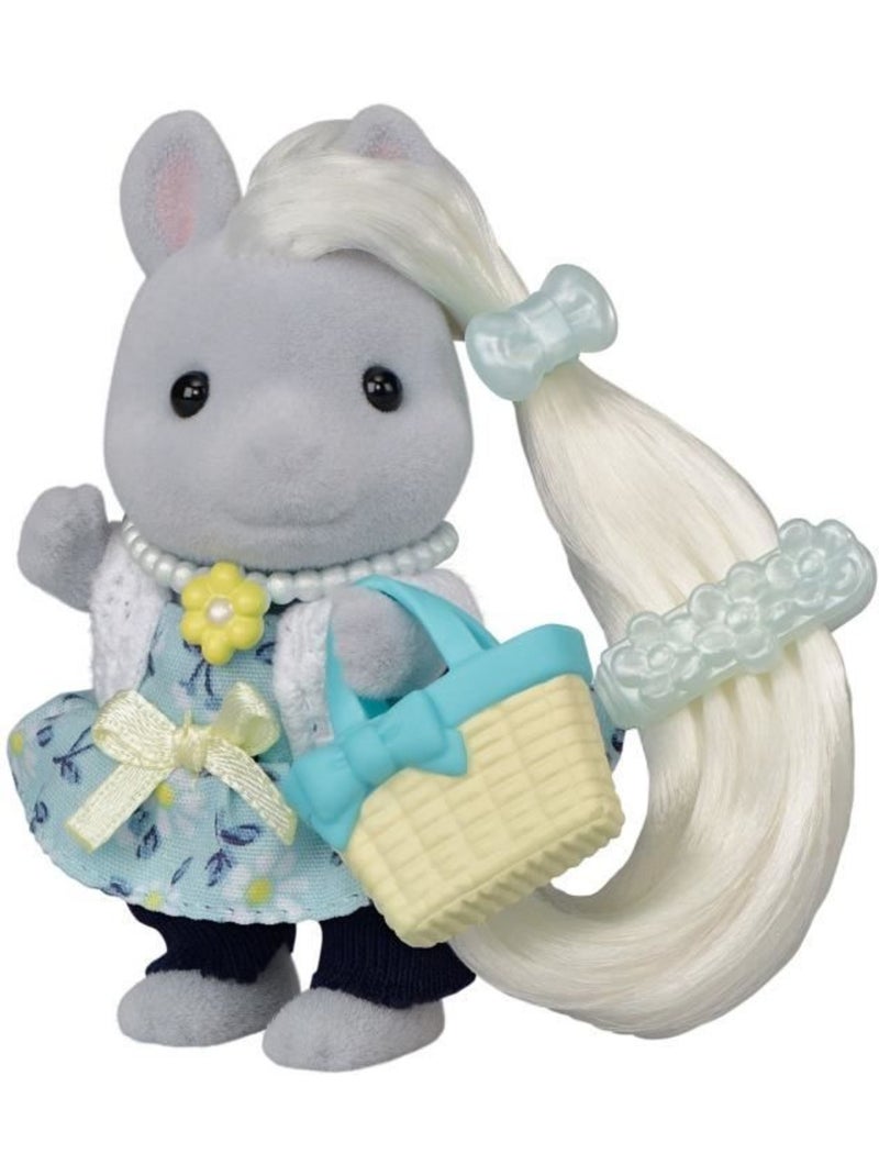 Sylvanian families - les amis poney et leurs kits de coiffure Violet - Kiabi