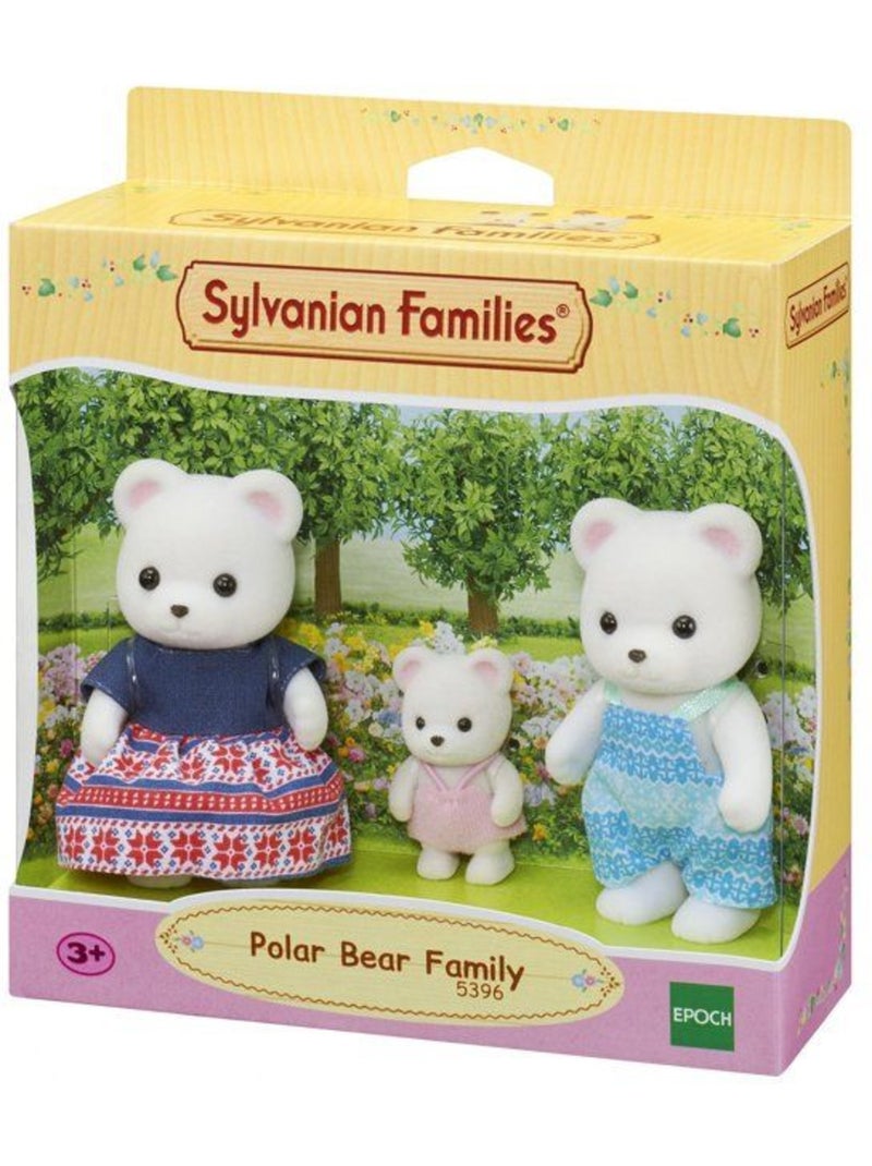 Sylvanian families 5396 la famille ours polaire - les familles Bleu - Kiabi