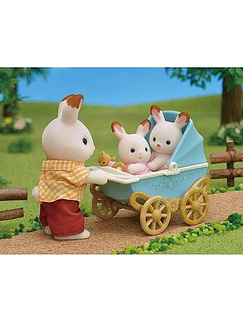Sylvanian Families 5432 : Les jumeaux lapin chocolat