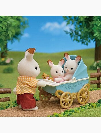 Sylvanian Families 5432 : Les jumeaux lapin chocolat