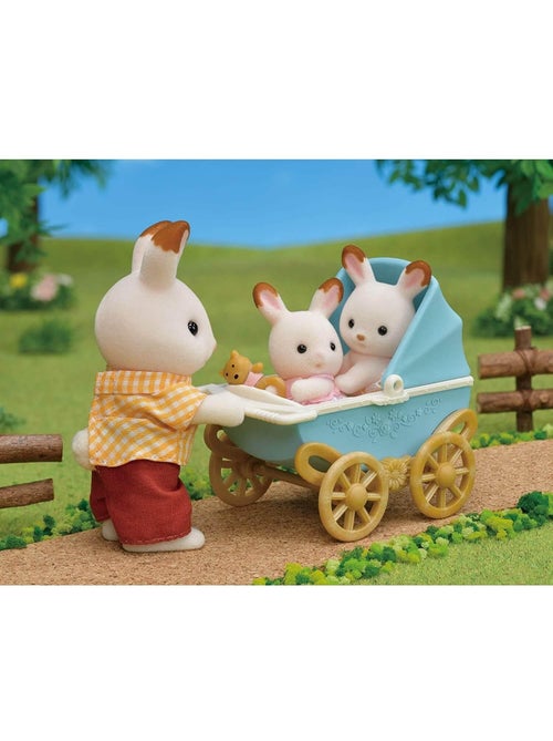 Sylvanian Families 5432 : Les jumeaux lapin chocolat - Kiabi