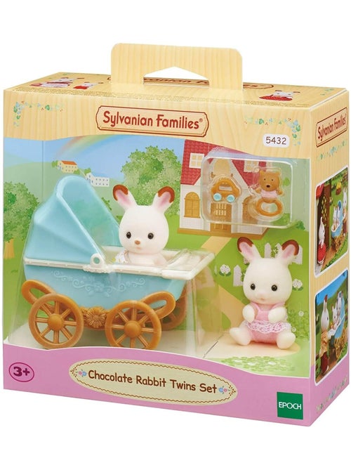 Sylvanian Families 5432 : Les jumeaux lapin chocolat - Kiabi