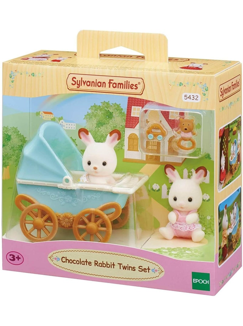 Sylvanian Families 5432 : Les jumeaux lapin chocolat Multicolore - Kiabi