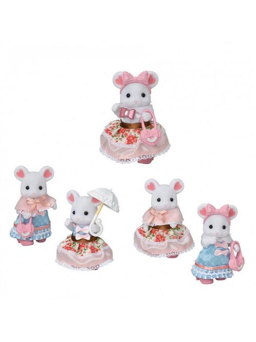 Sylvanian Families 5540 : La valisette de mode et grande soeur souris marshmallow - Kiabi