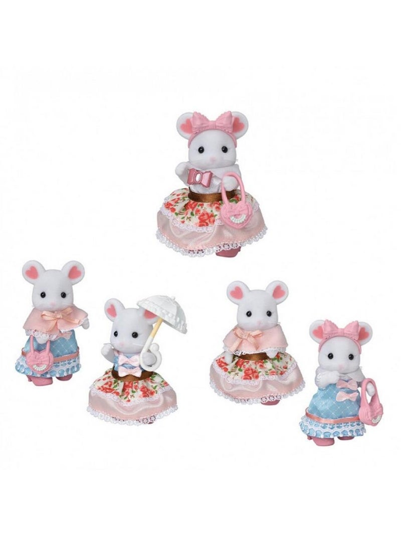 Sylvanian Families 5540 : La valisette de mode et grande soeur souris marshmallow Multicolore - Kiabi