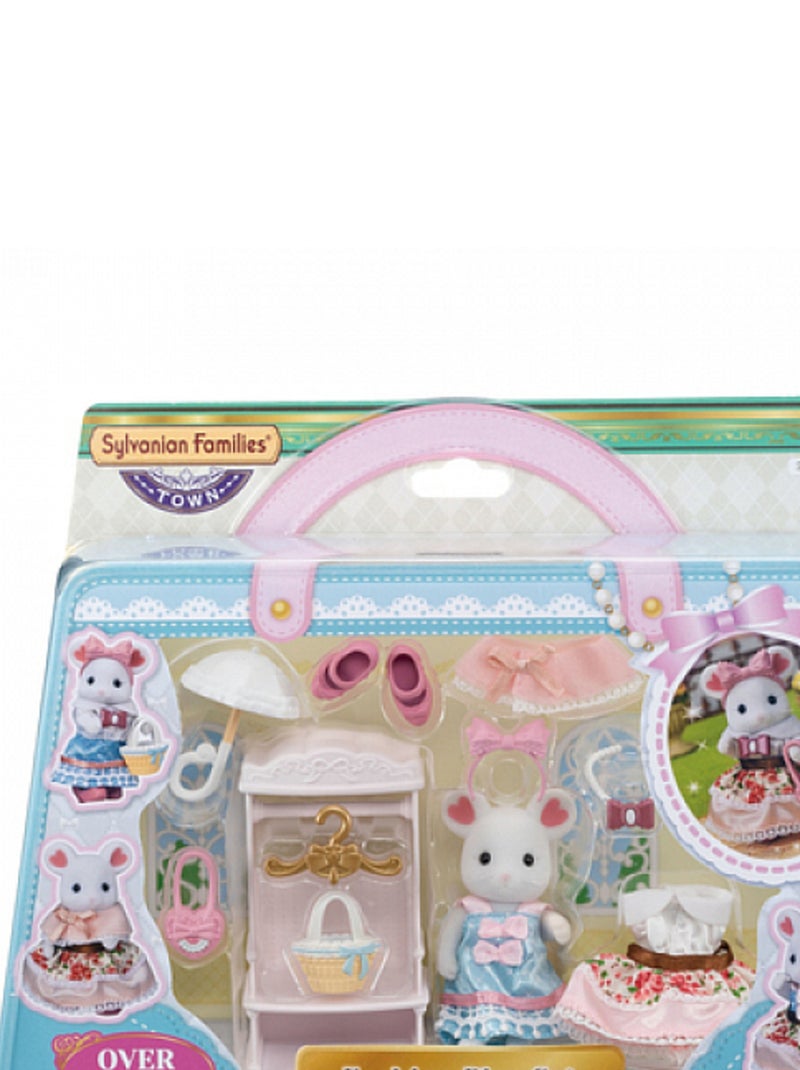 Sylvanian Families 5540 : La valisette de mode et grande soeur souris marshmallow Multicolore - Kiabi