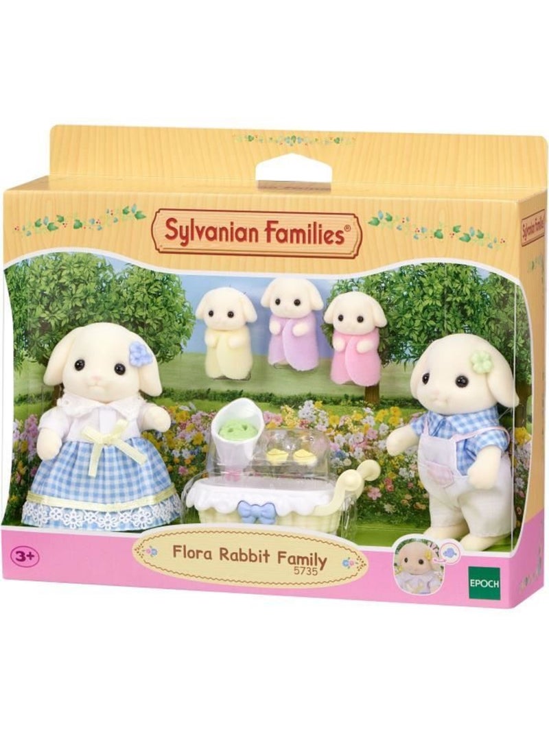 Sylvanian families 5735 - la famille lapin bélier Beige - Kiabi