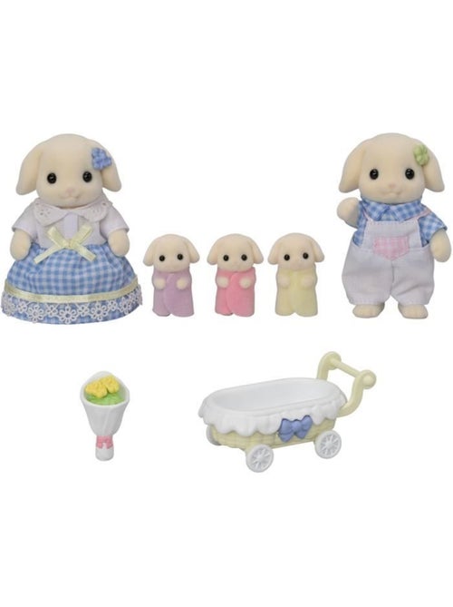 Sylvanian families 5735 - la famille lapin bélier - Kiabi